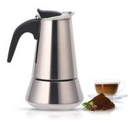 CUPERINOX Caffettiera Espresso - Stile Italiano - Acciaio Inox - 12 Tazzes