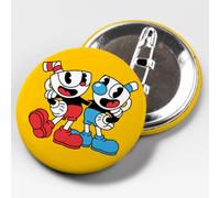 Cuphead Pack x5 Spille Rotonde Ø58mm