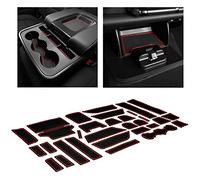 CupHolderHero Adatto per Chevy Silverado 1500 Accessories & GMC Sierra 2014-2022 Premium Custom Interni Antiscivolo Antipolvere Inserto porta tazza, tappetini per console, set da 33 pezzi (cabina