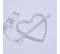 Cupid Bow Neon Light LED Heart Design Lampada decorativa Night Lights Hanging