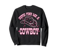 Cupid Find Me A Cowboy Felpa