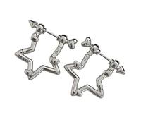 Cupid Pentagram 1 Pair Elegant Star Pendant Studs Alloy Texture Fashion Ear Studs Daily Party