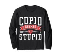Cupid Rhymes with Stupid Maglia a Manica