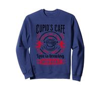 Cupid s Cafe Lamore è Aperto Tutti i Giorni Felpa