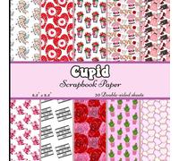 Cupid Scrapbook Paper: Valentine's Day Theme Decorative Craft Paper Pad for DIY Projects