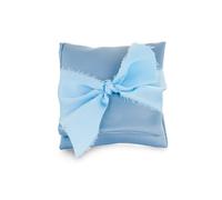 Cupido&Co. Bustina Raso Azzurro con Nastro 90 x 90 Mm 12 Pz
