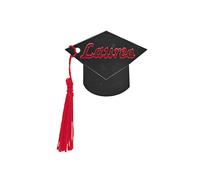 Cupido&Co. Chiudipacco Tocco Laurea con Adesivo 50 x 40 Mm Rosso Nero 12 Pz