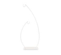 Cupido&Co. Display Metallo 2 Ganci H 800 Mm L 340 Mm Bianco