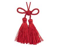 Cupido&Co. Fiocco con Nappe Rosse H 60 mm - Bomboniera Elegante per Nascita, Battesimo e Comunione