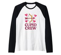 Cupido Crew e Le frecce dell'amore Maglia con Maniche Raglan