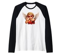 Cupido Dice 67 per Bambini, Donne, Uomini, Ragazzi, Ragazze, San Valentino Maglia con Maniche Raglan