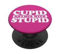 Cupido fa rima con Stupido PopSockets PopGrip Adesivo