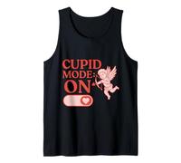 Cupido Mode On Funny Valentine Retro Design Canotta