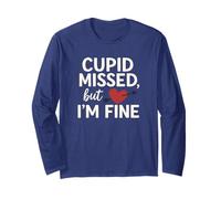 Cupido Perso ma STO Bene - Divertente Anti-San Valentino Maglia a Manica
