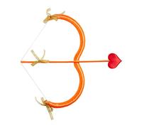 Cupido - Set con mini arco e freccia, per San Valentino, costume da Cupido rosso, accessori per cosplay, accessori per foto, feste di Halloween, forniture per adulti e bambini (arancione, taglia