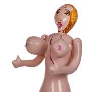 CUPIDO TOYS Bambola Gonfiabile Infermiera per Regalo Laurea in Medicina, Scherzi neo Laureato, Compleanno, Bambola Gonfiabile donna per Foto Props per Feste e Compleanni o Addio al Celibato