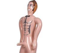 CUPIDO TOYS Bambolo gonfiabile per scherzo divertente ad addio al nubilato, bambolo gonfiabile con pisello, bambolo gonfiabile per donna con pene