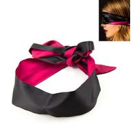 CUPIDO TOYS Mascherina Copri Occhi in Raso, Benda Copriocchi o Costrittivo Bondage per legare i polsi, manette soft per coppia