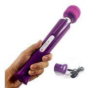 CUPIDO TOYS Massaggiatore Elettrico Manuale, Pistola massaggio muscolare professionale, Massaggiatore donna forte anti contratture corpo o Vibratore Intimo per Clitoride.