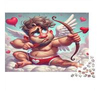 Cupidon Masculin Puzzle 38x26cm 1000p Papier Recy dulte Flèche Amour Défi Impossible Cerveau Activité Maison Cadeau