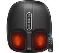 CuPiLo Cuplo Massaggiatore Per Piedi Con Calore, Fsa Hsa Idoneo Shiatsu Massaggiatore Per Piedi Con Telecomando, Compressione Multilivel Massaggio Profondo In Piedi Per Neuropatia E Fascite Plantare,