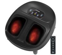 CuPiLo Massaggiatore per piedi per fascite plantare, massaggiatore Shiatsu completo per piedi migliorato idoneo per FSA HSA, configurazioni multi-livello con telecomando, massaggiatore per piedi per