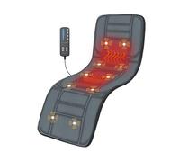 CuPiLo Tappetino massaggiante con 10 motori vibranti per alleviare il dolore, massaggiatore per schiena con calore, massaggiatore per schiena, lombare, gambe, regali per donne e uomini, lungo 134,6 cm