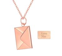 Cupimatch Collana con busta fotografica personalizzata con ciondolo a libro personalizzabile in acciaio inossidabile, gioielli con medaglione inciso con messaggio regalo segreto per coppie e famiglie