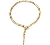 Cupimatch Collana da donna con serpente vipera gotico, choker rettile, gioielli per donne e ragazze, Lattice