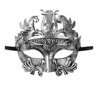 Cupimatch Maschera da ballo veneziano da uomo, travestimento da adulto, carnevale di Venezia per Halloween