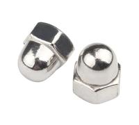 Cupola di copertura decorativa con cappuccio a denti fini con dado a ghianda con filettatura fine in acciaio inossidabile 304(M10x1.25)