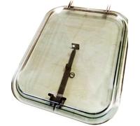 Cupola di Ricambio Plastica x lucernario cm 46,4 x 58,2 interasse cerniere 21cm