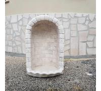 CUPOLA GROTTA CAPPELLA NICCHIA PER STATUE SACRE SANTI DA GIARDINO ESTERNO H65 CM