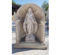 CUPOLA GROTTA NICCHIA CAPPELLA CON STATUA MADONNA IMMACOLATA PER ESTERNO GIARDIN