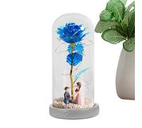Cupola Luminosa Floreale - Stringa LED Musicale In Lamina D'oro Notte Dei Fiori Eterni | Lampada Artificiale In Rame In Per Decorazioni Per La Casa Fiori Decorazioni Uniche Conservata Una Luce S