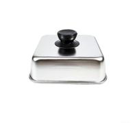 Cupola Melting Formaggio 21cm per Cheeseburger(16CM) | Quadrato 26cm, per acciaio per robusto, anti-ruggine, cottura uniforme, per facile manutenzione