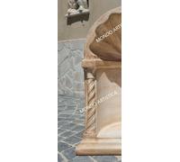 CUPOLA NICCHIA CAPPELLA CON STATUA DEL CUORE DI GESù IN CEMENTO ESTERNO ALT 65CM