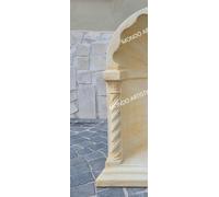 CUPOLA NICCHIA CAPPELLA CON STATUA DEL CUORE DI GESù IN CEMENTO ESTERNO ALT 65CM