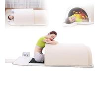 Cupola per Sauna a Infrarossi Lontani PRO, Saune Zero Emf, Sauna Asciutta Portatile | Sauna per La Casa con Pietre di Tormalina E Germanio, Preriscaldamento di 5 Minuti,Bianca