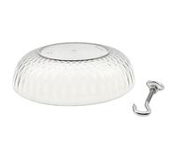 Cupola trasparente per mangiatoia per -28 cm Scudo deflettore esterno, copertura trasparente per protezione dalle intemperie | Protezione per stazione di birdwatching per giardino, cortile, po