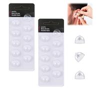 Cupole per apparecchi acustici per Oticon - 20 pezzi Cupole di Ricambio per Apparecchi Acustici, Accessori per apparecchi acustici Domes compatibile con Oticon Minifit (Bianco, due pacchetti)