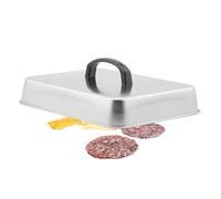 Cupole per la fusione del formaggio, copertura rettangolare in acciaio inox, accessori da cucina, coperchio a vapore per grigliare bistecca teppanyaki, frittura e fusione del formaggio