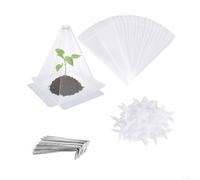 Cupole per serra da giardino in robusto PVC, gabbie protettive per piante con supporto a croce e picchetti, protegge verdure e fiori dal gelo, animali e dalle intemperie, per aiuole e aiuole rialzate