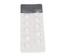 Cupole Sound Aid, Tappi per le Orecchie Chiusi a Due Strati, Antistatici, 10 Pezzi di Ricambio (6MM)