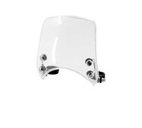 Cupolini paravento Per H&arley Sportster XL 1200 883 72 48 Iron 2004- Parabrezza Regolabile Per Moto Parabrezza Nero Fumé Trasparente 39mm-41mm