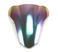 Cupolino A Doppia Bolla Per Moto Per VFR800 Interceptor 800 2002-2009, Parabrezza Modificato Per Carenatura Faro Vento Paravento Spoiler(Iridio bianco)