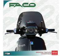 CUPOLINO BASSO FUME PARAVENTO LASTRA ASTE PER PIAGGIO VESPA SPRINT 50 125 150