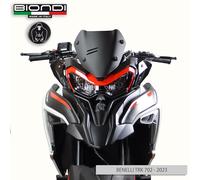 Biondi Cupolino Sport Nero satinato compatibile con BENELLI TRK 702/x 2023 -> - Spoiler per Motocicletta