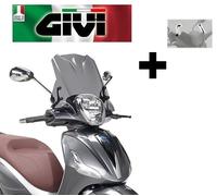 Cupolino COMPLETO fume' PIAGGIO Beverly 350 Sport Touring 2016 2017 5606S GIVI