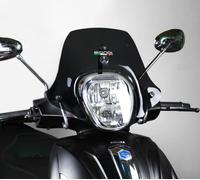 Cupolino Con Attacchi Fumè Scuro Per Piaggio Beverly 125 300 2018 2019 2020